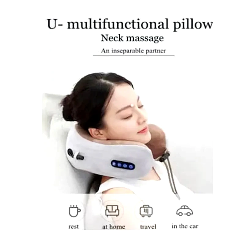 OEM Ηλεκτρικό Μαξιλάρι Μασάζ Λαιμού U-sahped Massage Pillow
