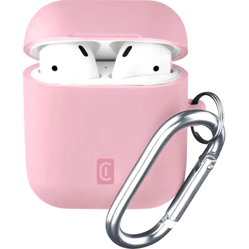 Θήκη Ακουστικών Cellular Line για Apple AirPods 1st/2nd Gen - Ροζ