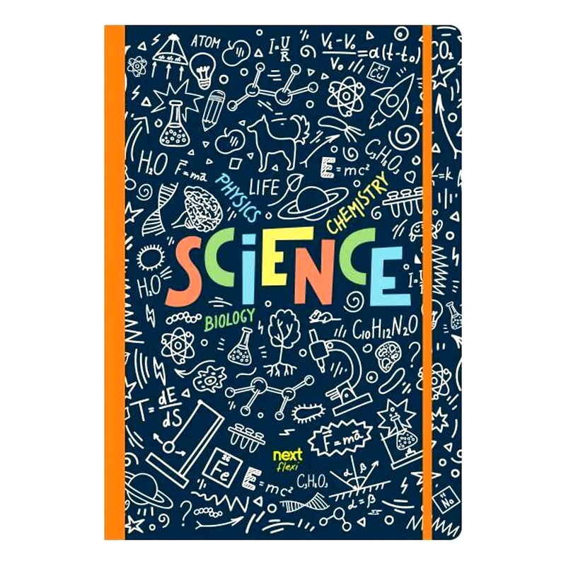 NEXT Next Trends Science Τετράδιο Flexi Λάστιχο 21x29εκ. 2θεμ. 80φ.