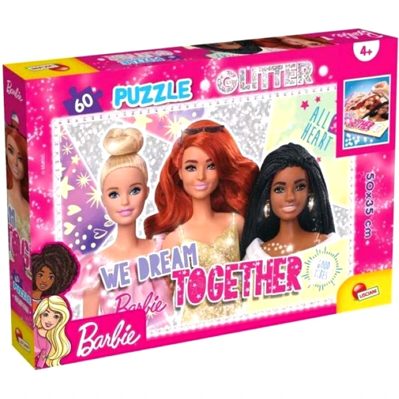 LISCIANI Παιδικό Παζλ Lisciani Barbie Glitter Selfie (60 Κομμάτια)