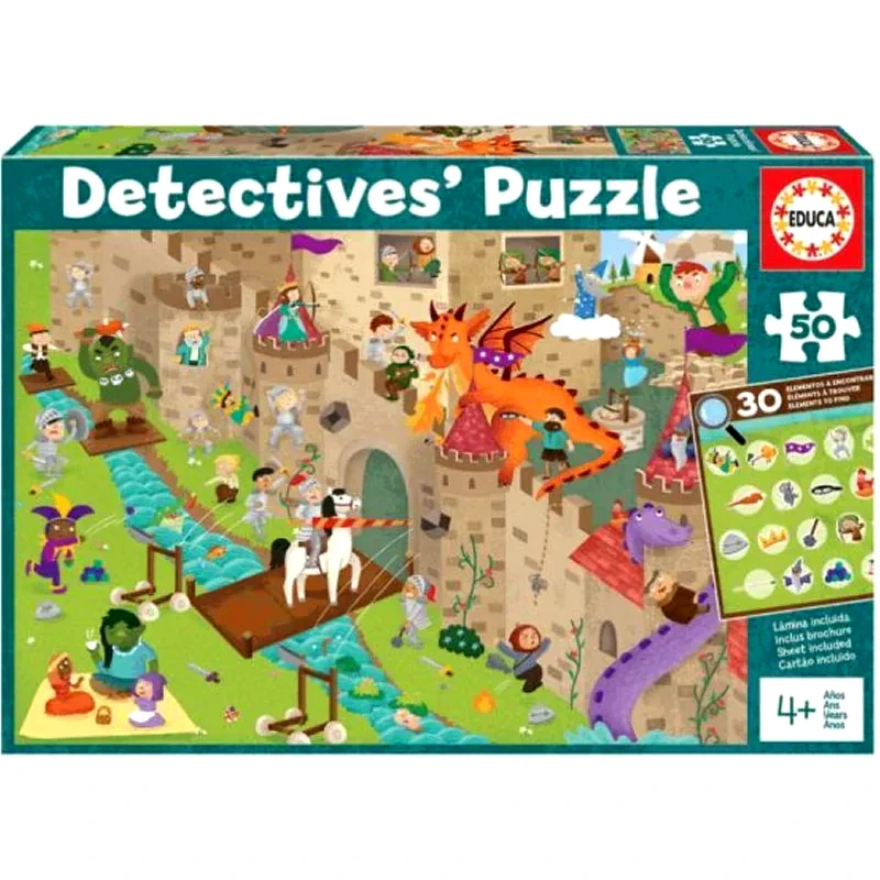 EDUCA Educa Detectives Puzzle Castle 50 Τεμ