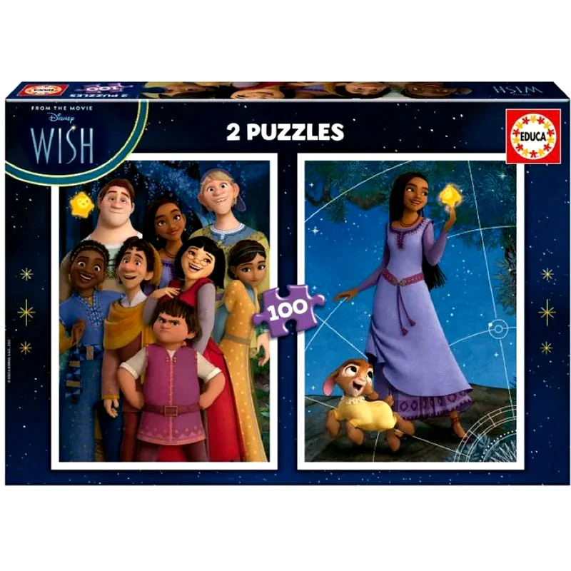 EDUCA Educa Puzzle Disney Wish 2 Puzzles 100τεμ