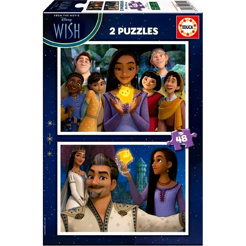 EDUCA Educa Puzzle Disney Wish 2 Puzzles 48 Τεμ