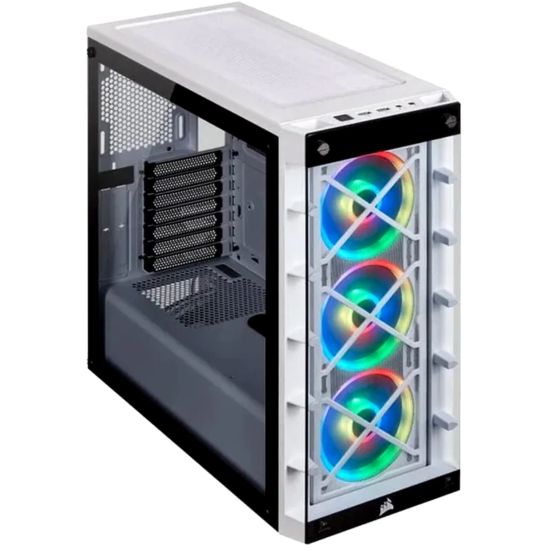 CORSAIR Κουτί Desktop Corsair Crystal 465x RGB - Λευκό