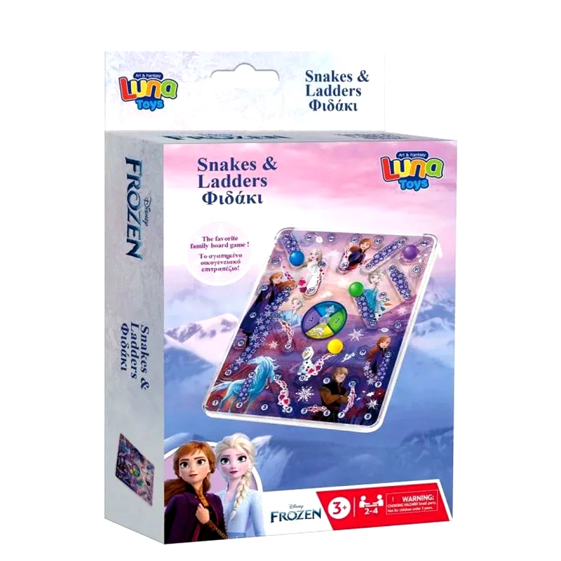 LUNA Luna Toys Επιτραπέζιο Παιχνίδι Ταξιδίου Φιδάκι Disney Frozen