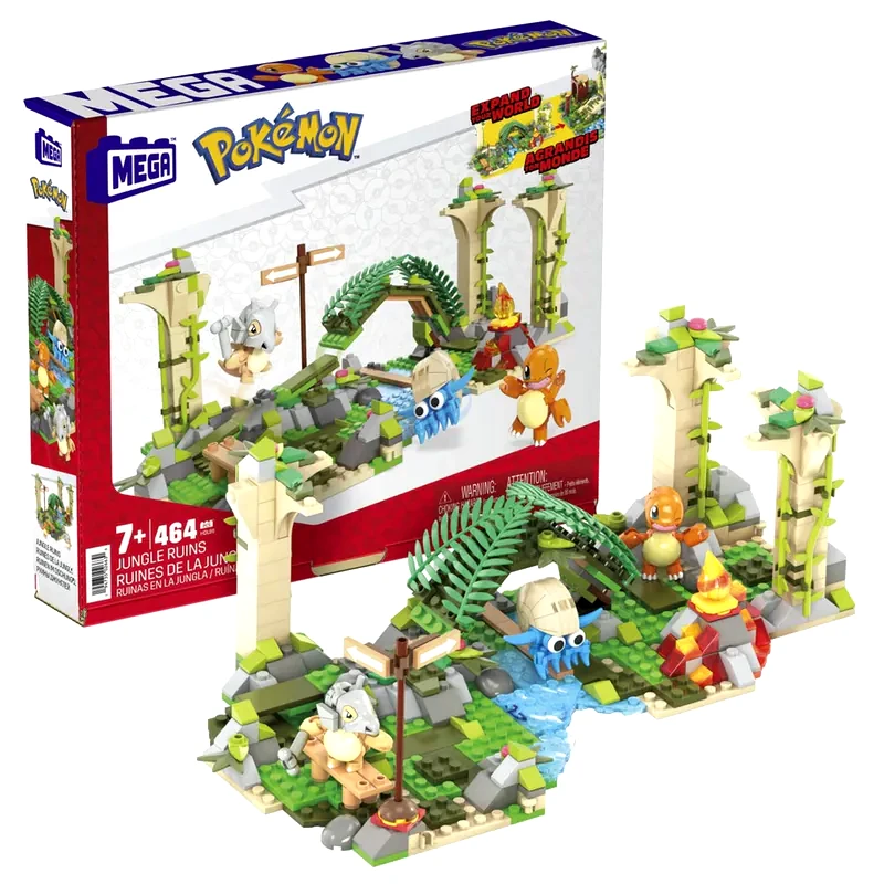 MEGA BLOKS Mega Bloks Τουβλάκια Pokemon Adventure Builder - Forgotten Ruins (464 Κομμάτια)