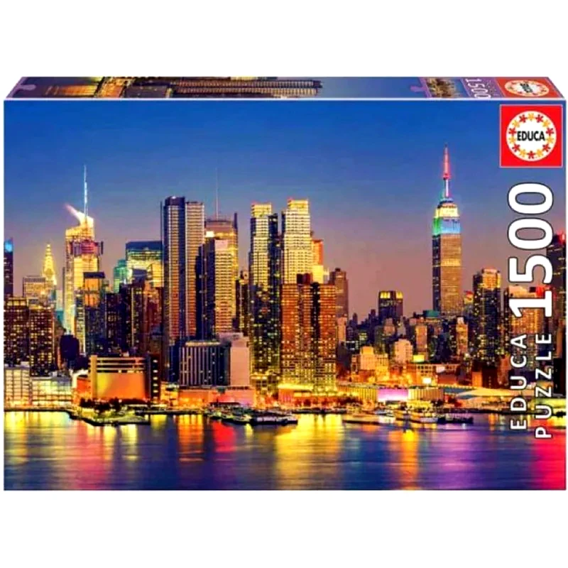 EDUCA Παζλ Educa Manhattan At Night (1500 Κομμάτια)