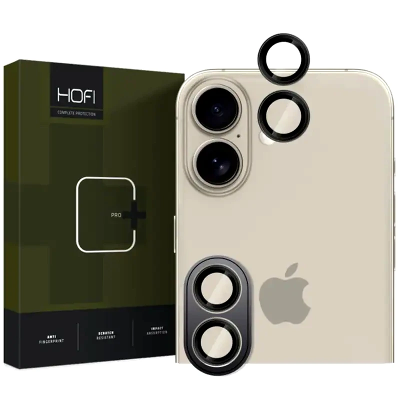 HOFI Προστατευτικό καμερών Apple iPhone 16 / 16 Plus - Hofi Camping Pro Camera Black