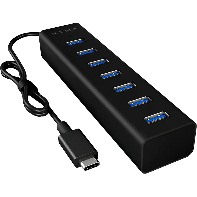 ICY BOX Icy Box IB-HUB1700-C3 USB Hub 7-Port USB 3.0 συμβατό με USB-C