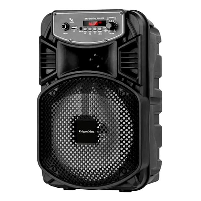 Party Speaker Kruger Matz KM0555 10W Karaoke - Μαύρο φωτογραφία