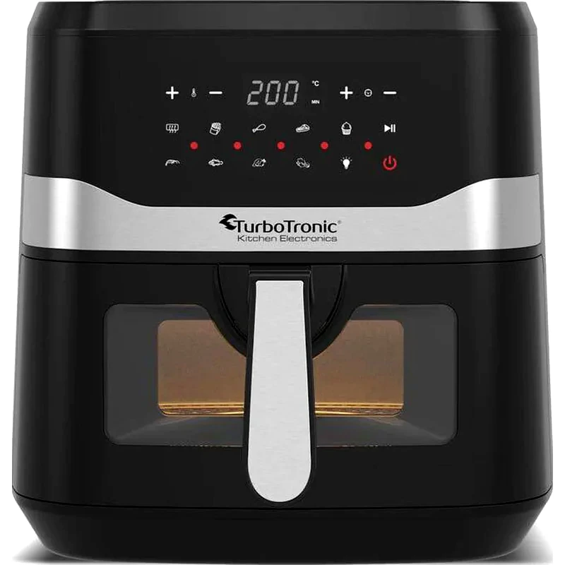 TURBOTRONIC TURBOTRONIC TT-AF7W με Αποσπώμενο Κάδο 1600 W 7.5 L Μαύρο Φριτέζα Αέρος