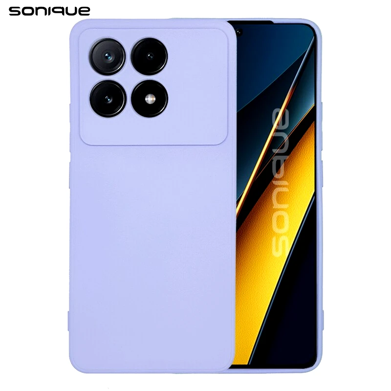 Θήκη Xiaomi Poco F6 Pro 5G - Sonique Σιλικόνης My Colors - Λιλά φωτογραφία