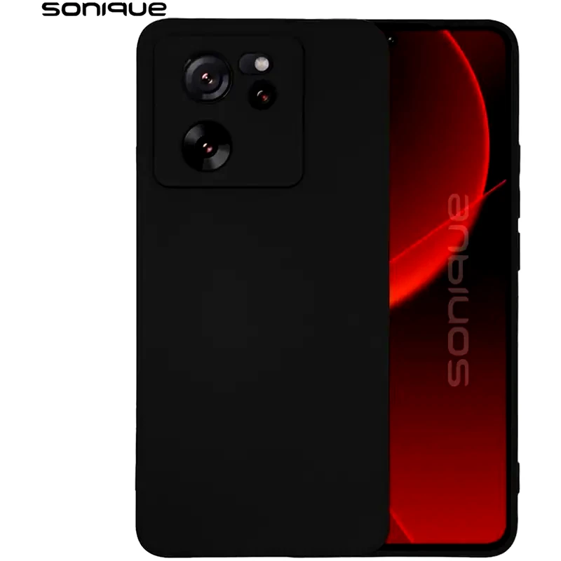 SONIQUE Θήκη Xiaomi Xiaomi 13T 5G/ Xiaomi 13T Pro 5G - Sonique Σιλικόνης My Colors - Μαύρο