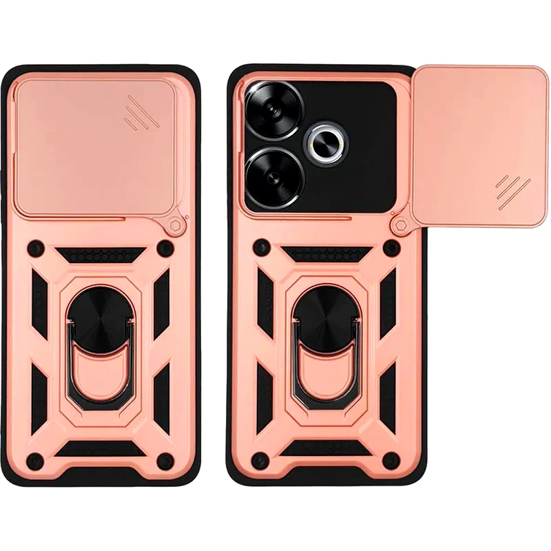 Θήκη Xiaomi Poco F6 5G - Sonique Ring Armor Campro - Χρυσό φωτογραφία