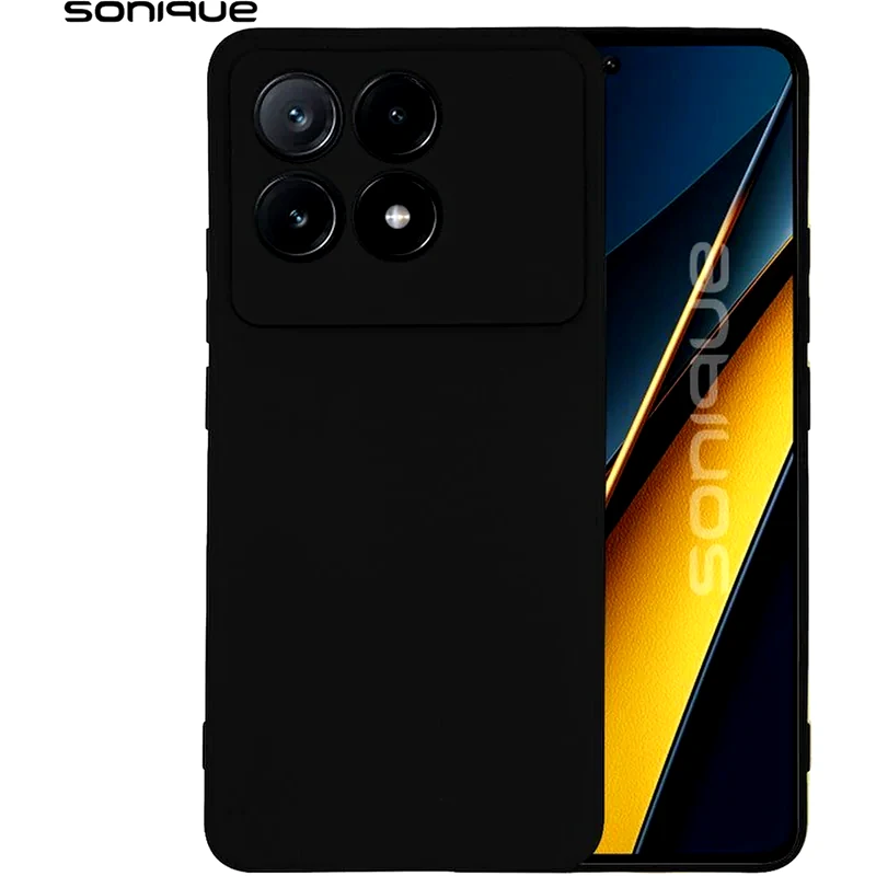 Θήκη Xiaomi Poco F6 Pro 5G - Sonique Σιλικόνης My Colors - Μαύρό φωτογραφία