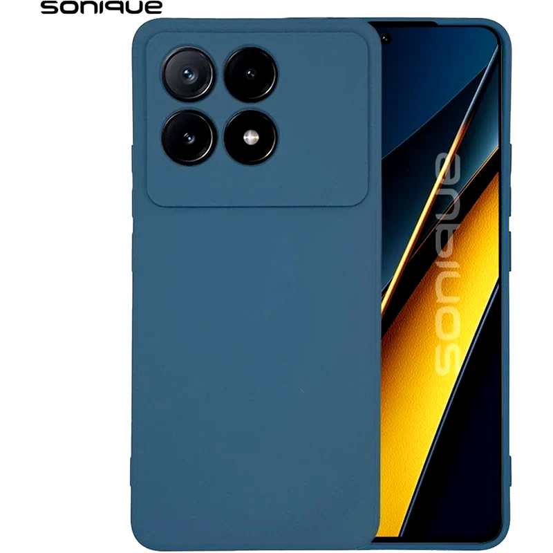 Θήκη Σιλικόνης My Colors Sonique Xiaomi Poco F6 Pro 5g Μπλε Σκούρο φωτογραφία
