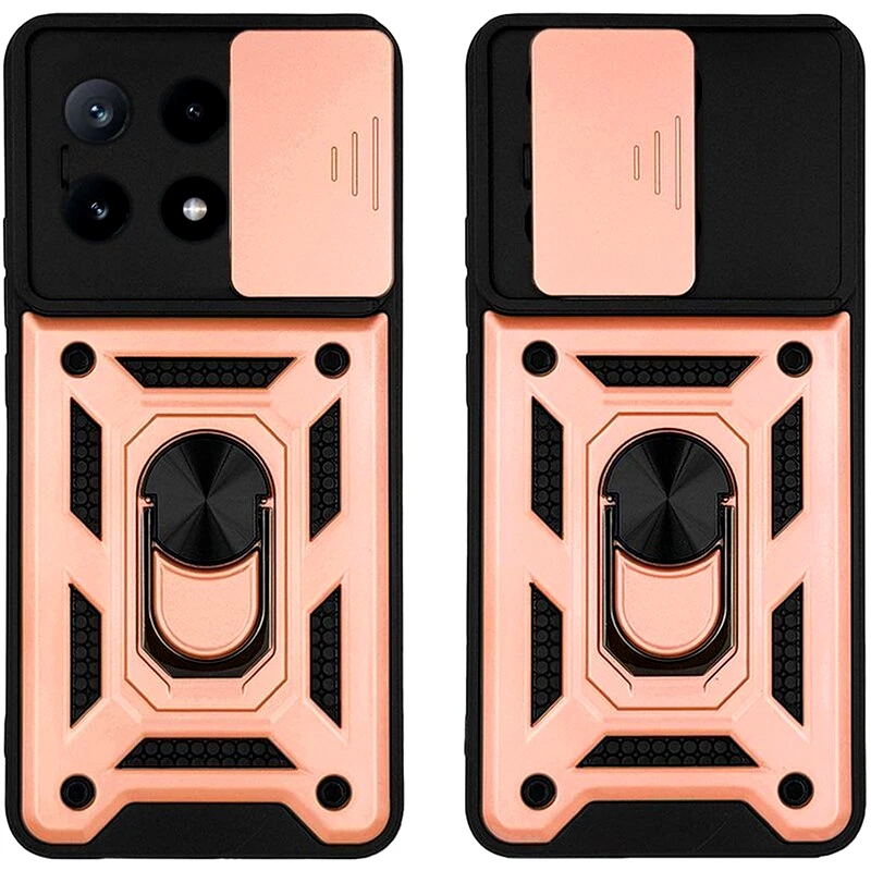 SONIQUE Θήκη Xiaomi Poco X6 Pro 5G - Sonique Ring Armor Campro - Χρυσό