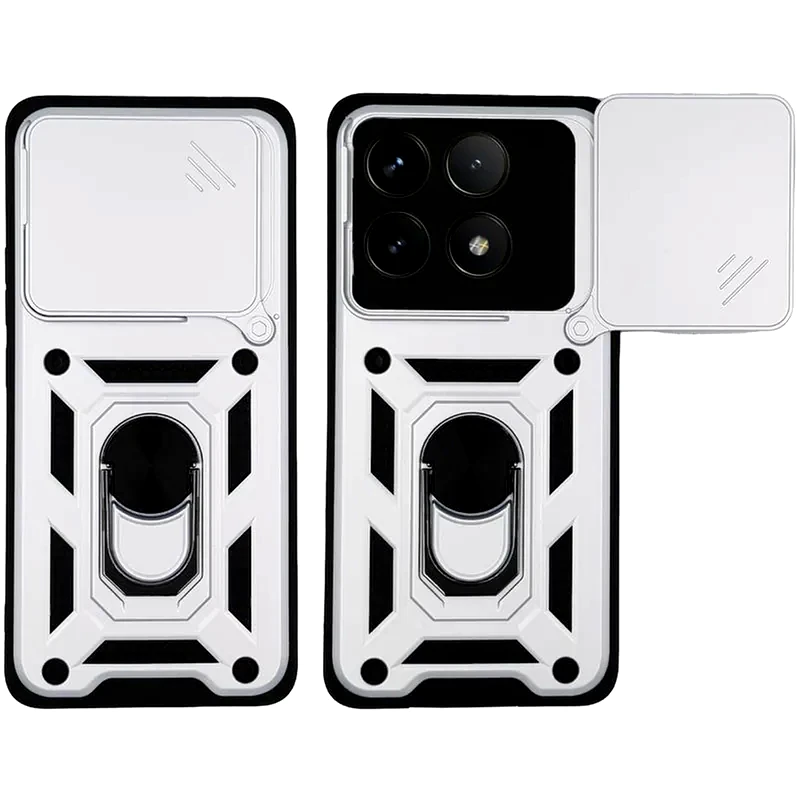 Θήκη Xiaomi Poco F6 Pro 5G - Sonique Ring Armor Campro - Ασημί φωτογραφία
