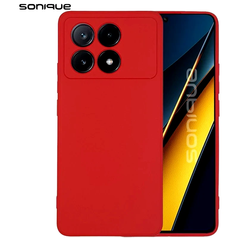 Θήκη Xiaomi Poco F6 Pro 5G - Sonique Σιλικόνης My Colors - Κόκκινο φωτογραφία