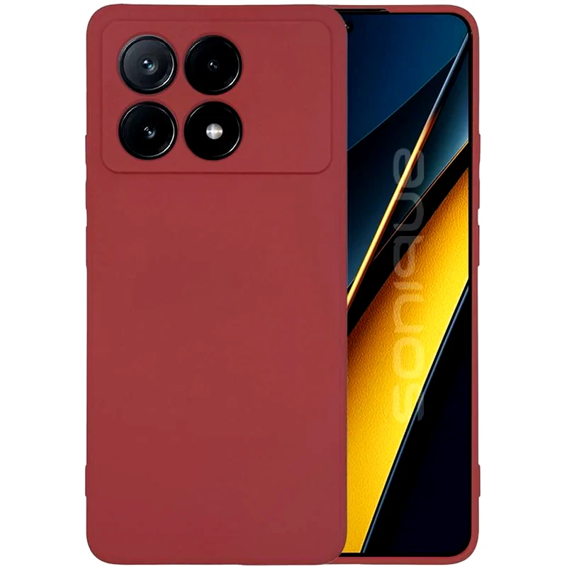 SONIQUE Θήκη Xiaomi Poco X6 Pro 5G - Sonique Σιλικόνης My Colors - Μπορντό Ανοιχτό