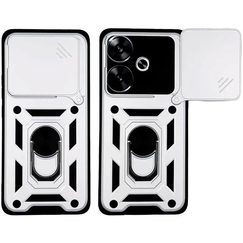 Θήκη Xiaomi Poco F6 5G - Sonique Ring Armor Campro - Ασημί φωτογραφία