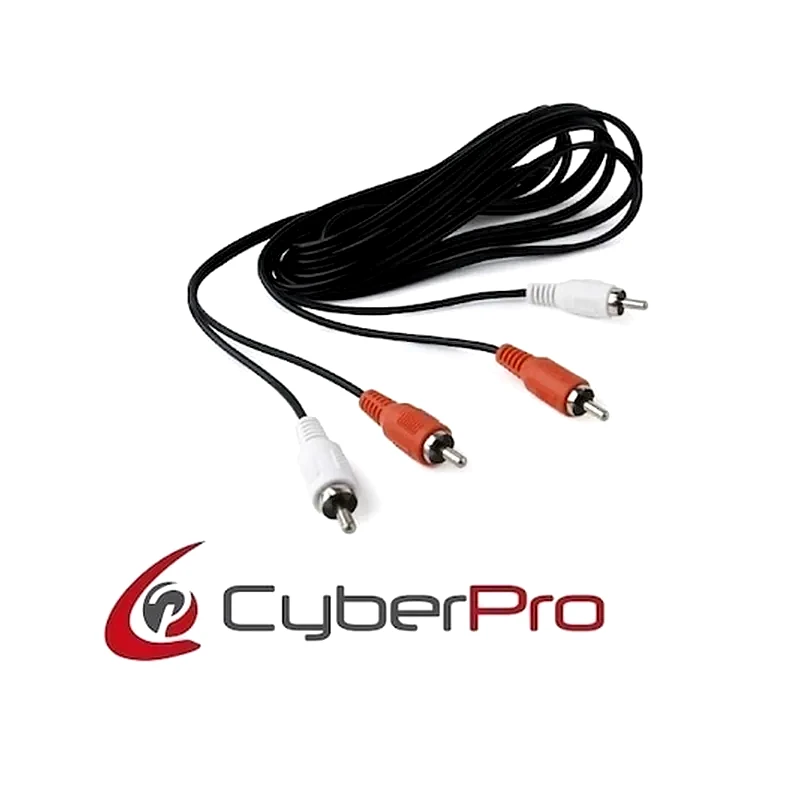 CYBERPRO Καλώδιο Ήχου Cyberpro Cp-2r050 RCA male σε RCA male - 5m