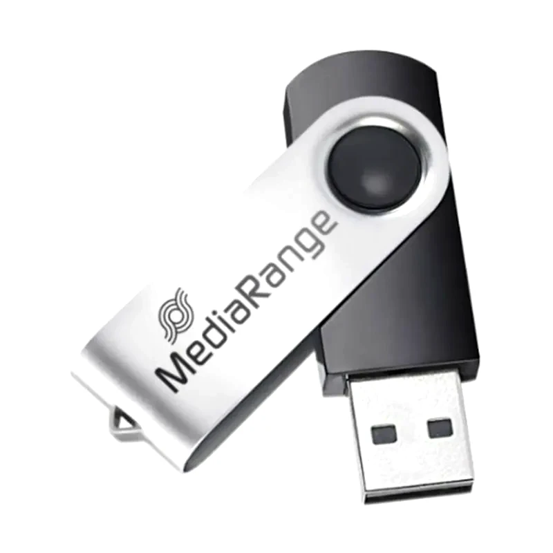 MEDIARANGE MediaRange MR911 32GB USB 2.0 Μαύρο/Ασημί