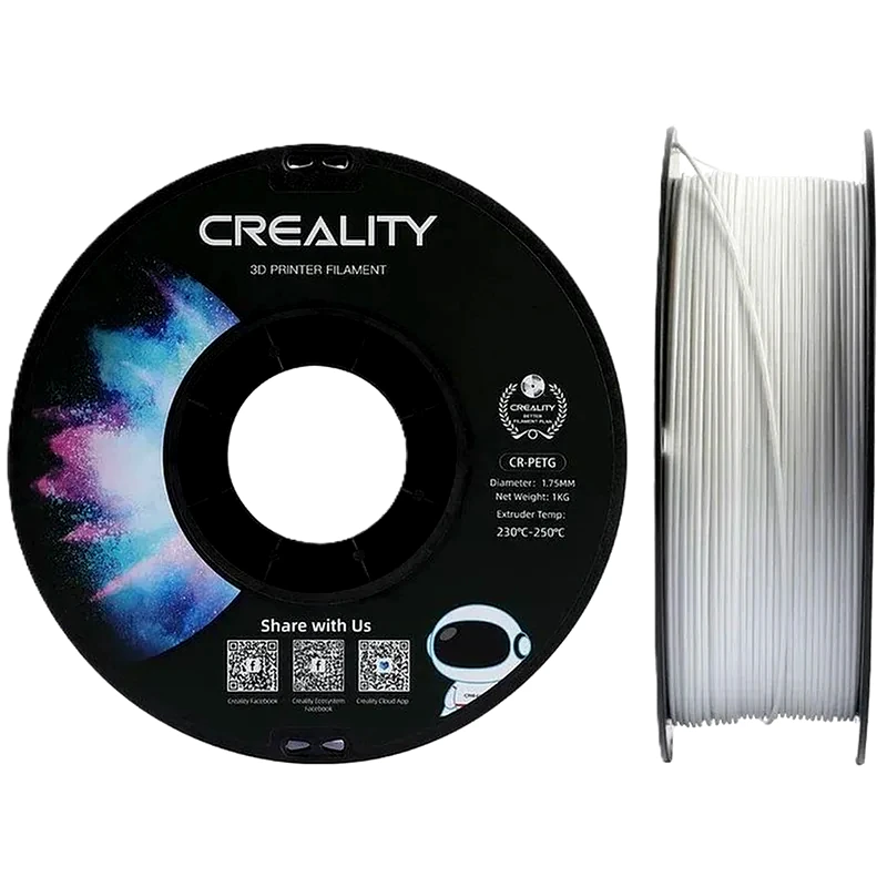 CREALITY CREALITY Νήμα 3D Εκτυπωτή CR-PETG 1kg 1.75mm - Λευκό