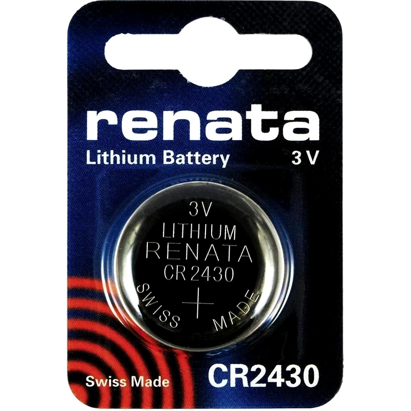 RENATA Μπαταρίες Λιθίου Για Ρολόγια Renata CR2430 3V 1τμχ