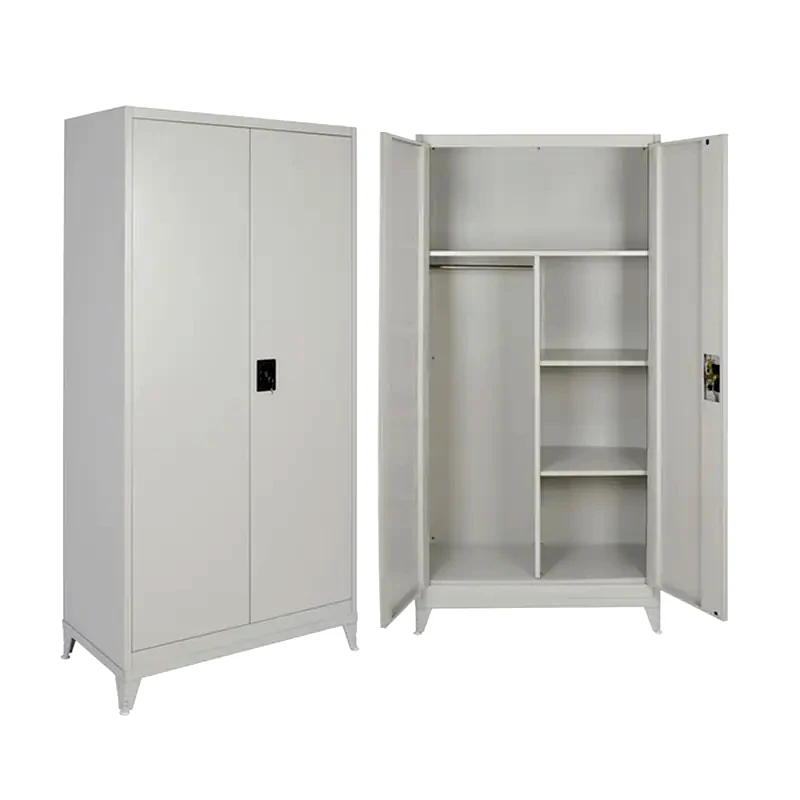 STEELEN Ντουλάπα Steelen Δίφυλλη Μεταλλική 70x40x181 cm - Γκρι