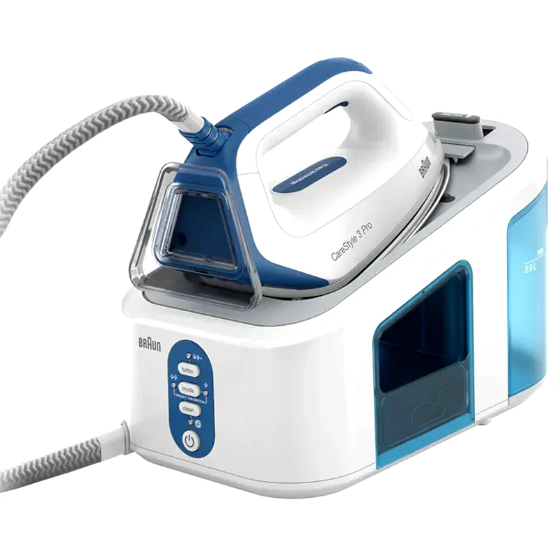 BRAUN Σύστημα Σιδερώματος BRAUN Carestyle 3 Pro IS3157BL 6.8 bar με Δοχείο Νερού 2 L Μπλε