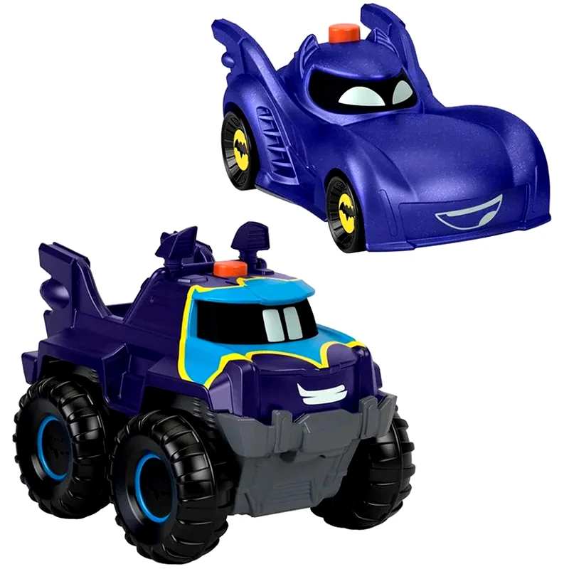 FISHER PRICE Σετ 2 Οχήματα Batwheels 1:55 Bam Με Φώτα