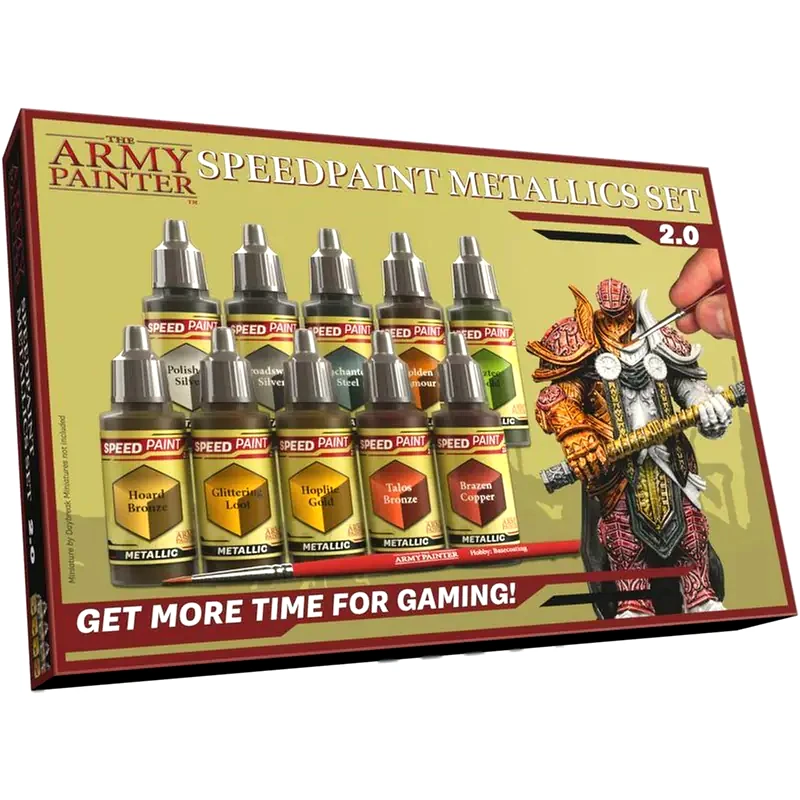 THE ARMY PAINTER The Army Painter - Speedpaint Metallics Set 2.0 (10 Χρώματα Μοντελισμού (18ml)