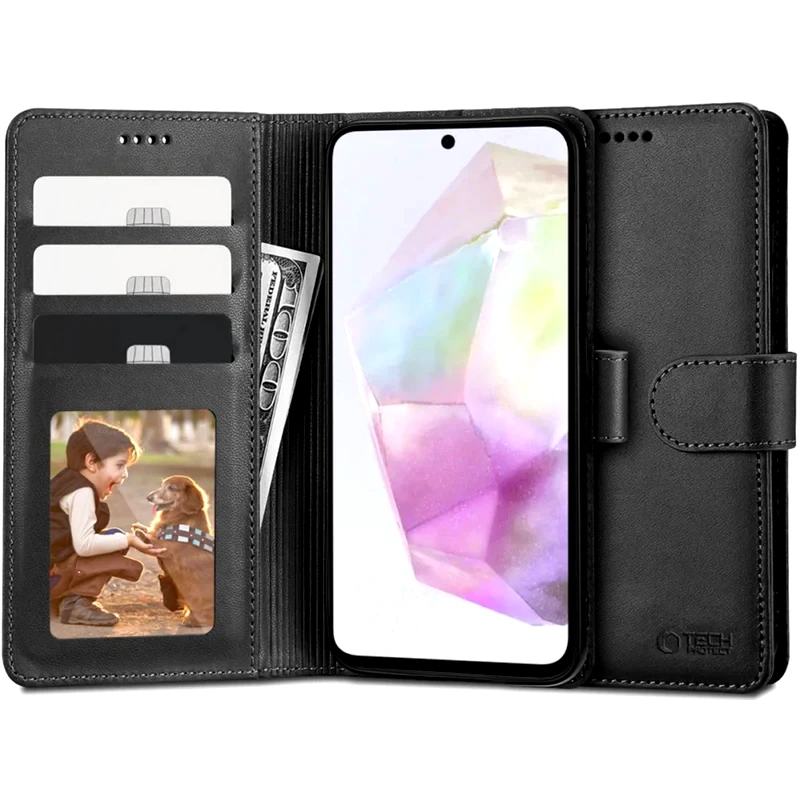 TECH-PROTECT Θήκη Samsung Galaxy A35 - Tech-Protect Wallet - Black