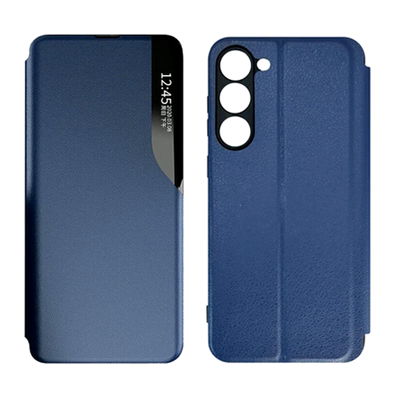 POWERTECH Θήκη Samsung Galaxy S23+ - Powertech Smart View Case - Μαύρo