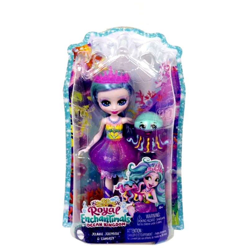 MATTEL Κούκλα Mattel Enchantimals Royals - Jelanie Stingley Μέδουσα (HFF34)