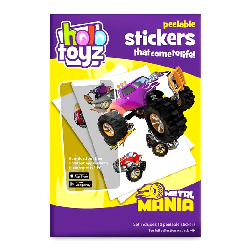 HOLOTOYZ Holotoyz Αυτοκόλλητα Επαυξημένης Πραγματικότητας AR - Metal Mania
