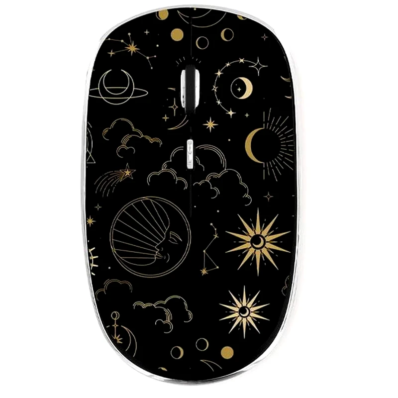 TNB TnB 080075 Ασύρματο Ποντίκι με USB-A - Μαύρο/Χρυσό