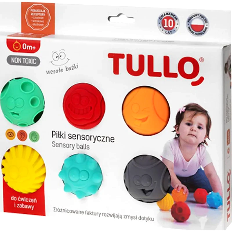 TULLO Tullo Αισθητηριάκες Μπάλες Smiley