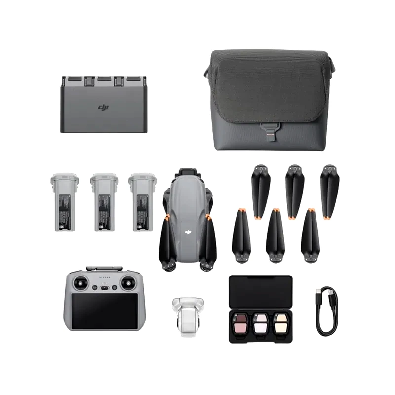 DJI Drone Dji Air 3S Flymore Combo RC2 - Γκρι