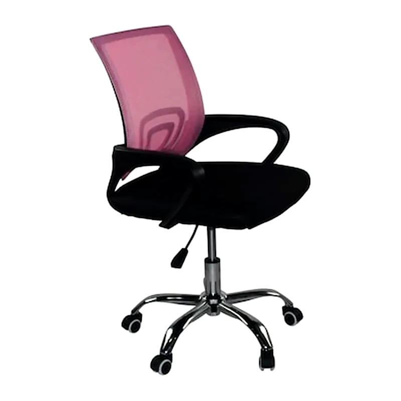 Καρέκλα Εργονομική Woodwell BF2101 - F Υφασμάτινη - Ροζ/Μαύρη φωτογραφία