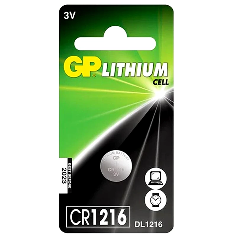 GP BATTERY GP LITH CR1216 3V BUTTON