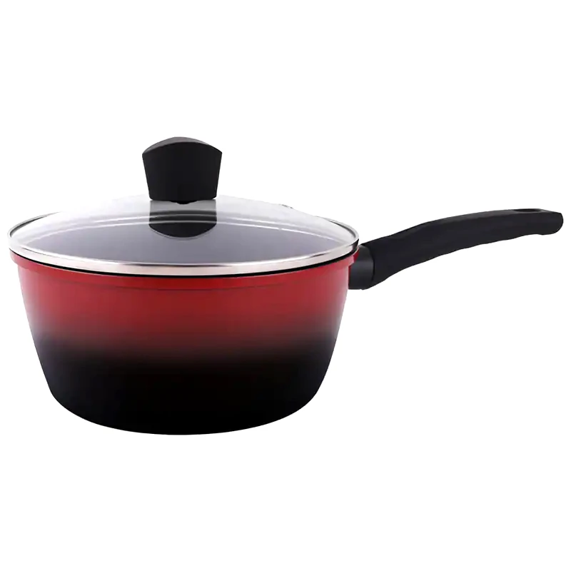 Αντικολλητικό Κατσαρολάκι Γάλακτος IZZY Cayenne Red Ombre 224159 20 cm Κόκκινο φωτογραφία