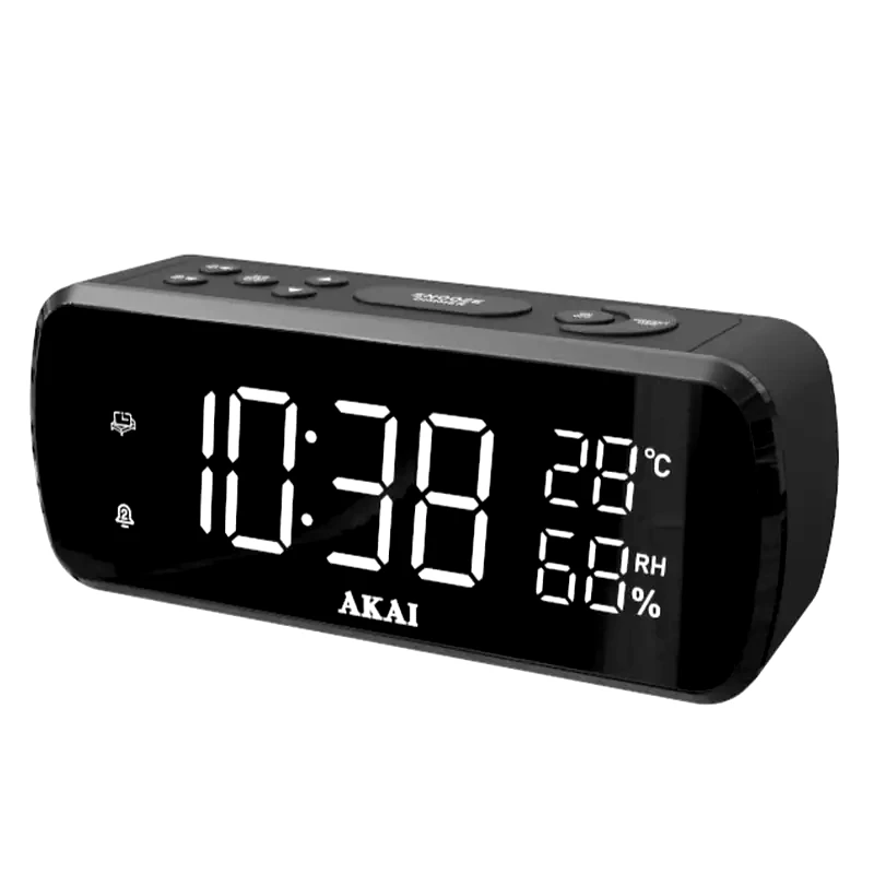 AKAI Ραδιόφωνο-Ρολόι Akai ACR-1080 - Μαύρο