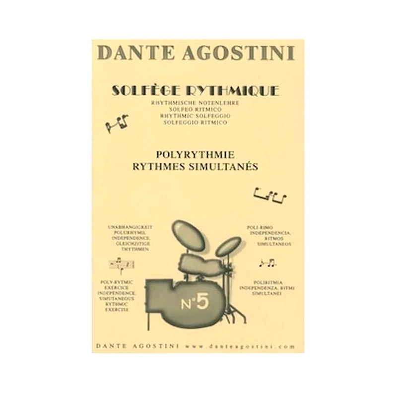 DANTE AGOSTINI Agostini - Solfege Rythmique, Vol.5