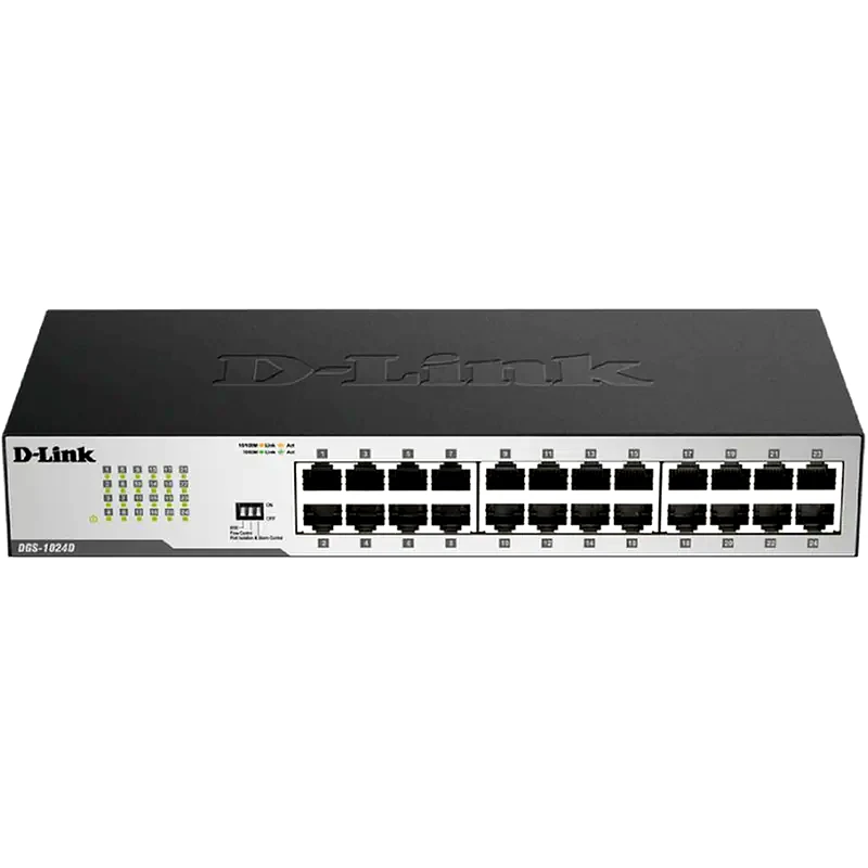D-Link D-Link Network Switch Unmanaged L2 10/100/1000 Mbps με 24 Θύρες