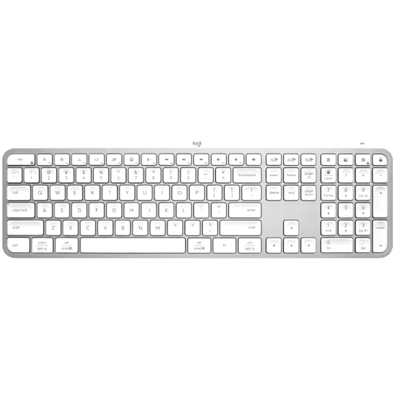LOGITECH Logitech MX Keys S Ασύρματο Πληκτρολόγιο Bluetooth για Mac - Pale Grey