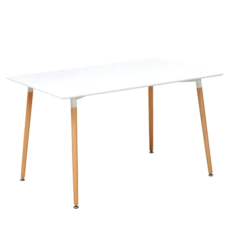 ESMARKET Τραπέζι Esmarket Owlet Mdf/ξύλο 120x80x74cm - Λευκό