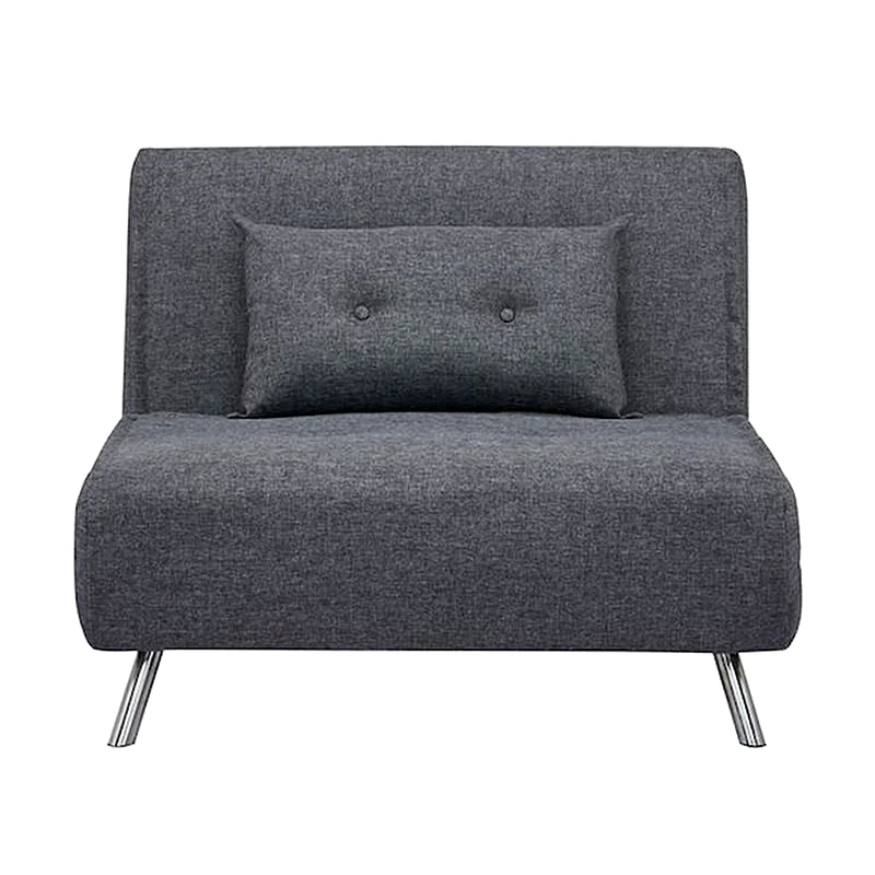 NEXTDECO Πολυθρόνα Κρεβάτι Nextdeco Berlin από Ύφασμα 100x91x92 cm- Σκούρο Γκρι