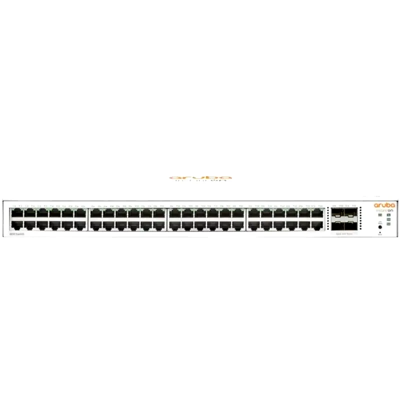 HP-EG Hewlett Packard Enterprise Aruba Instant On 1830 Network Switch Managed L2 Gigabit Ethernet (10/100/1000) 48G 4 SFP 1U JL814A